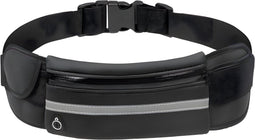 Garpex® Running Belt - Heuptas - Hardloop Telefoonhouder - Verstelbare Riem - Zwart