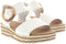 Gabor 550.2 - Sandalen - Leer - Sleehak - Wit - Maat 38
