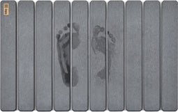 SoBuy SDA10-HG - Antislip Badmat - Diatomeeënaarde - Grijs