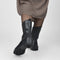 PS Poelman Bond - Dames Leren Chelsea Enkellaarzen - Chunky Zool 4,5 cm - Zwart - Maat 38