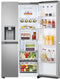 LG GSLE81PYBC - Amerikaanse deur - Vrijstaand 628 l No Frost Zilver