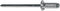 PGB-FASTENERS | Gegroefde blindklinknagel Ø 4,80x10 Al/St | 500 st