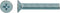 PGB-FASTENERS | Metaalschroef VK DIN 965H M 3x10 Zn | 200 st