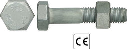 PGB-FASTENERS | SB-bout CE 8.8 EN15048-1 M16x80 Tvz | 25 st