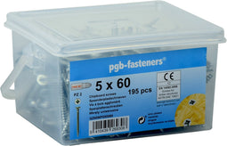 PGB-FASTENERS | SpaanplaatschroefVZK Ø 4x40 Zn/Emmer 455 | 455 st