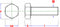 PGB-FASTENERS | Zeskanttapbout 8.8 DIN 933 M 12x30 Zn | 100 st