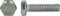 PGB-FASTENERS | Zeskanttapbout 8.8 DIN 933 M 12x30 Zn | 100 st