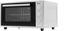 Wiggo WMO-E456(W) - Vrijstaande Mini Oven - 2000 W - 45 liter - Wit