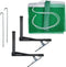 Dunlop Tour - Tafeltennis Net & Post Set - Easy Clip steunen - Groen