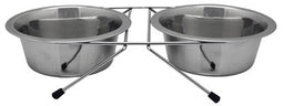 Happy Pet Voerbak 2st Met Onderstel - 13.5 CM