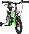 Volare Sportivo - Kinderfiets 12 Inch - Terugtraprem en handrem - Groen/Zwart
