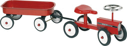 Goki Loopauto Tractor met Aanhanger