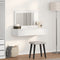 vidaXL - Wandgemonteerde - Kaptafel - Wit - 100x40x70 - cm