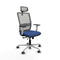 Piqueras y Crespo 1B086G2 - Bureaustoel - Hoogteverstelbaar met armleuning en hoofdsteun - Marineblauw