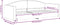 vidaXL - Slaapbank - 90x200 - cm - stof - crèmekleurig