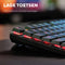 Trust GXT 868 Torix - Draadloos Mechanisch Gaming Toetsenbord - Huano-switches - RGB LED Verlichting