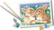 Ravensburger CreArt Fluffy Bunnies - Schilderen op nummer - 15 kleuren