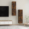 vidaXL - Tv-wandmeubels - 2 - st - 30,5x30x110 - cm - gerookt - eikenkleurig