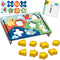 SES - Tiny Talents - Vormenstoof puzzel - spelenderwijs leren - Montessori - vormen combineren - met leuke illustraties - Speelgoed 1 jaar