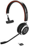 Jabra Evolve 65 - On-Ear - Draadloos Bluetooth 4.0/4.2 - Rood/Zwart