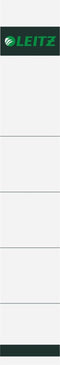 Leitz rugetiket formaat 190 x 32 mm grijs pak van 10 stuks