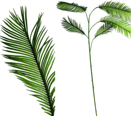 PTMD Cycas Kunsttak - 17 x 41 x 129 cm - Groen