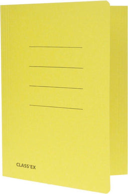 Class'ex dossiermap 3 kleppen formaat 182 x 225 cm (voor formaat schrift) geel