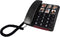 Alecto CW30 - Senioren Telefoon - Grote fototoetsen en extra luid gespreksvolume - Zwart