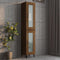vidaXL - Wandkast - 34,5x34x90 - cm - bruin - eikenkleur