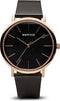 BERING 13436-166 - Polshorloge - RVS - Ø 36 mm - Rosékleurig