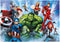 Clementoni - Puzzel - 180 Stukjes - Marvel Avengers Supercolor - Vanaf 7 Jaar