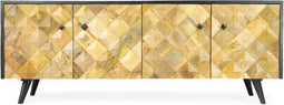 Liviza Dressoir Crista - Mangohout - Rechthoek Zwart - 60 cm , 160 cm , 45 cm
