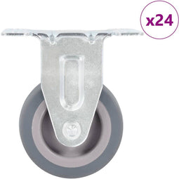 vidaXL - 24 - st - Wielen - vast - 50 - mm