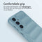 imoshion Hoesje - Geschikt voor Samsung Galaxy S23 FE - EasyGrip Backcover - Lichtblauw