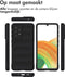 imoshion Hoesje - Geschikt voor Samsung Galaxy A33 - EasyGrip Backcover - Zwart
