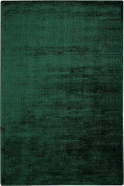 GESI II - Laagpolig vloerkleed - Donkergroen - 160 x 230 cm - Viscose