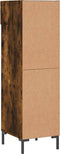 vidaXL - Schoenenkast - 30x35x105 - cm - bewerkt - hout - gerookt - eikenkleurig
