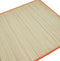 Strandmatje - Strandmat - Riet - Rieten strandmat - Rieten strandmatje - 60 x 180 cm - Gekleurde rand - Oprollen - Oprolbaar - Ligmat - Buiten - Strand - Zee