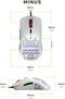 Glorious Model O - Gaming Muis - Optisch 3200 DPI - Matte Wit