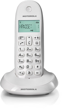 Motorola C1001CBW+ Eenvoudige DECT Telefoon - Blauw Display - Handenvrije functie - Callblock Functie
