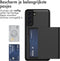 iMoshion Hoesje Geschikt voor Samsung Galaxy S21 FE Hoesje - Ruimte voor 2 pasjes - iMoshion Backcover met pasjeshouder - Zwart