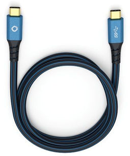 Oehlbach 9350 - USB type-C Kabel - 50cm - Blauw