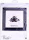 Thea Gouverneur - Borduurpakket met telpatroon - 569A - Voorgesorteerde DMC Garens - Beervlinder - Aida - 21 cm x 21 cm - DIY Kit
