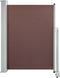 vidaXL - Tuinscherm - uittrekbaar - 100x300 - cm - bruin