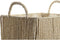 Basket spelset DKD Home Decor Metaal Natuurlijke Vezel (40 x 30 x 25 cm)