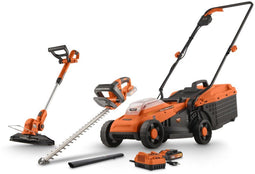 Powerplus Dual power Promo grasmaaierset POWDPGBOX25- 20V grasmaaier 330 mm, haagschaar 460 mm & grastrimmer 260mm - Met accu en lader
