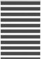 vidaXL - Zebra - rolgordijn - 110x100 - cm - stofbreedte - 105,9 - cm - zwart