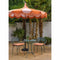 Mica Decorations Kim - Stokparasol - Ø235 x 238 cm - Oranje
