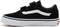 VANS YT Ward V - Lage sneakers - Suède/canvas - Zwart/wit (2023) - Maat 34