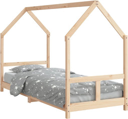 vidaXL - Kinderbedframe - 80x200 - cm - massief - grenenhout